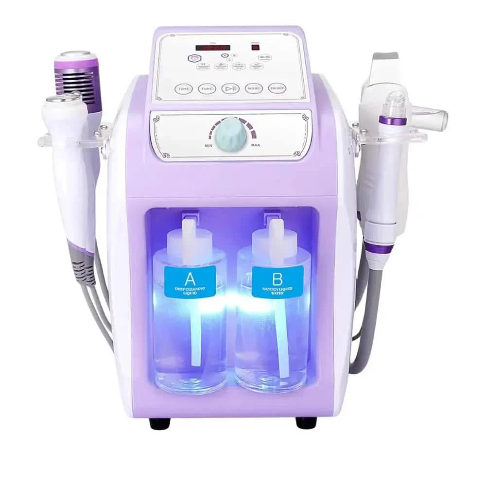 6 In 1 Hydro Dermabrasion Facial Machine Purple