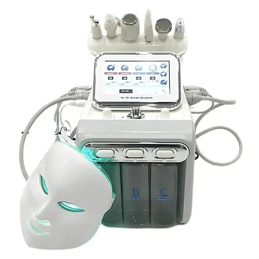7 In 1 Hydra Dermabrasion Machine With LED Mask