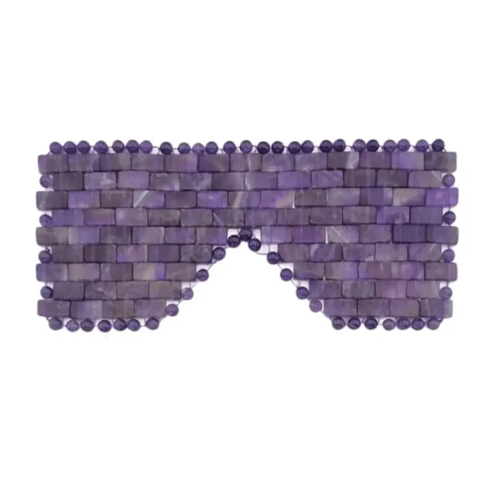 Amethyst Crystal Eye Mask
