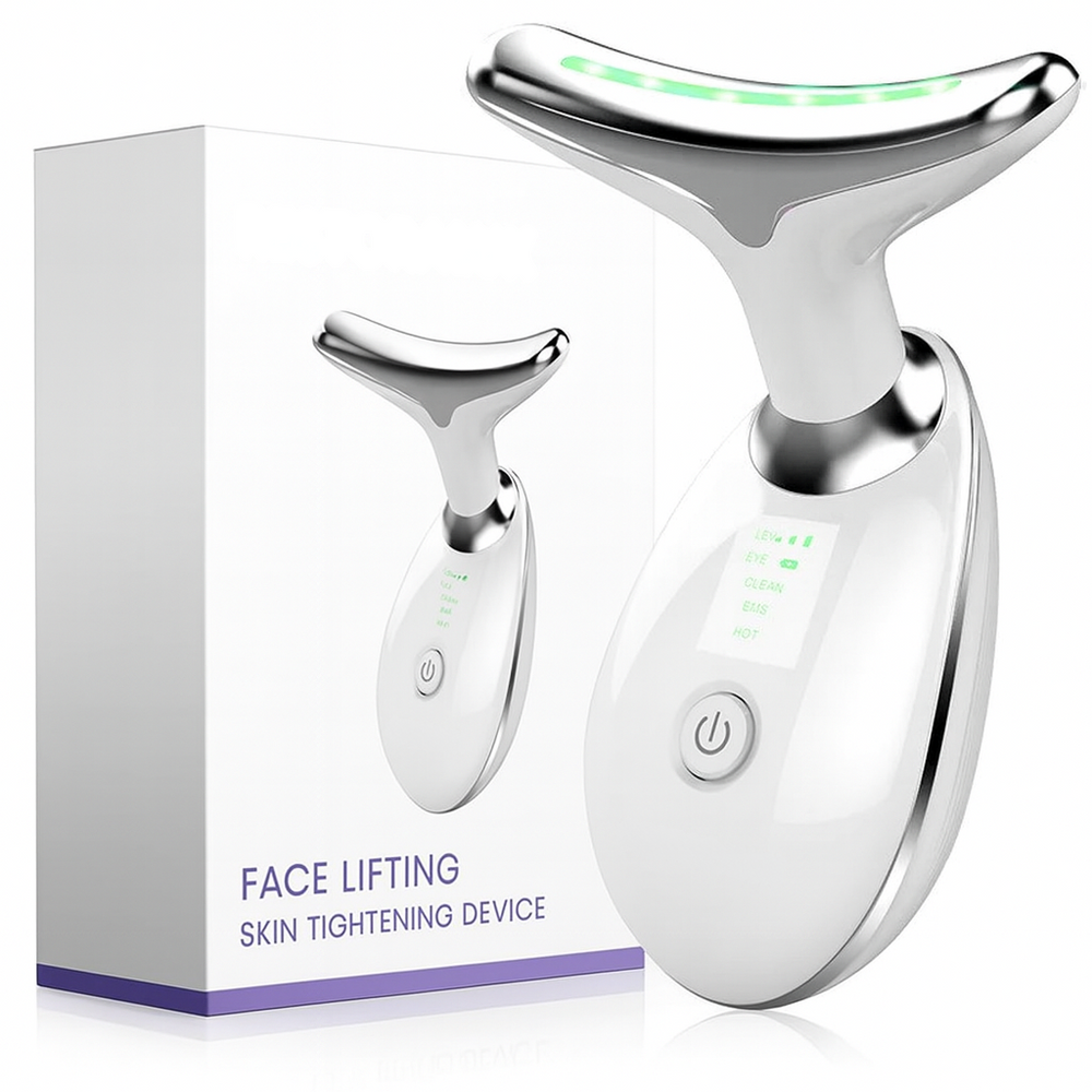 Neck & Face Lifting Device – LED Light Skin Tightening Tool
