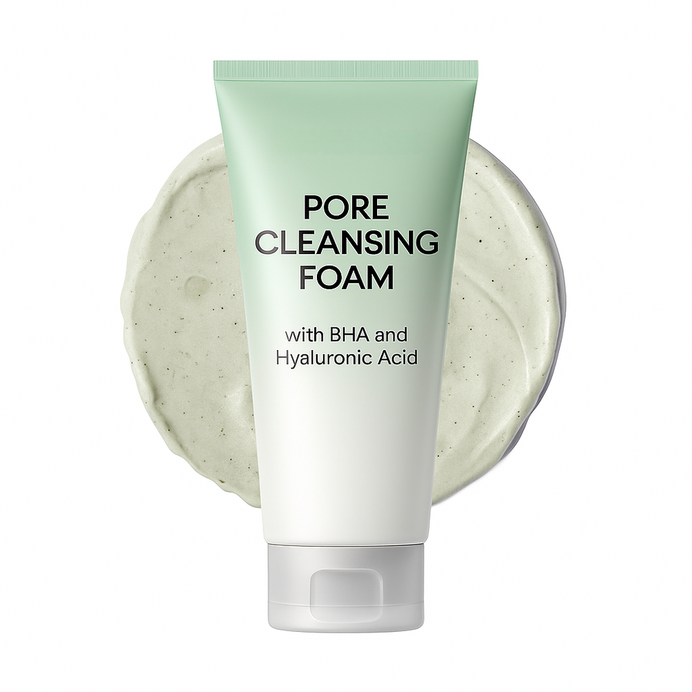 Pore Cleansing Foam with BHA and Hyaluronic Acid