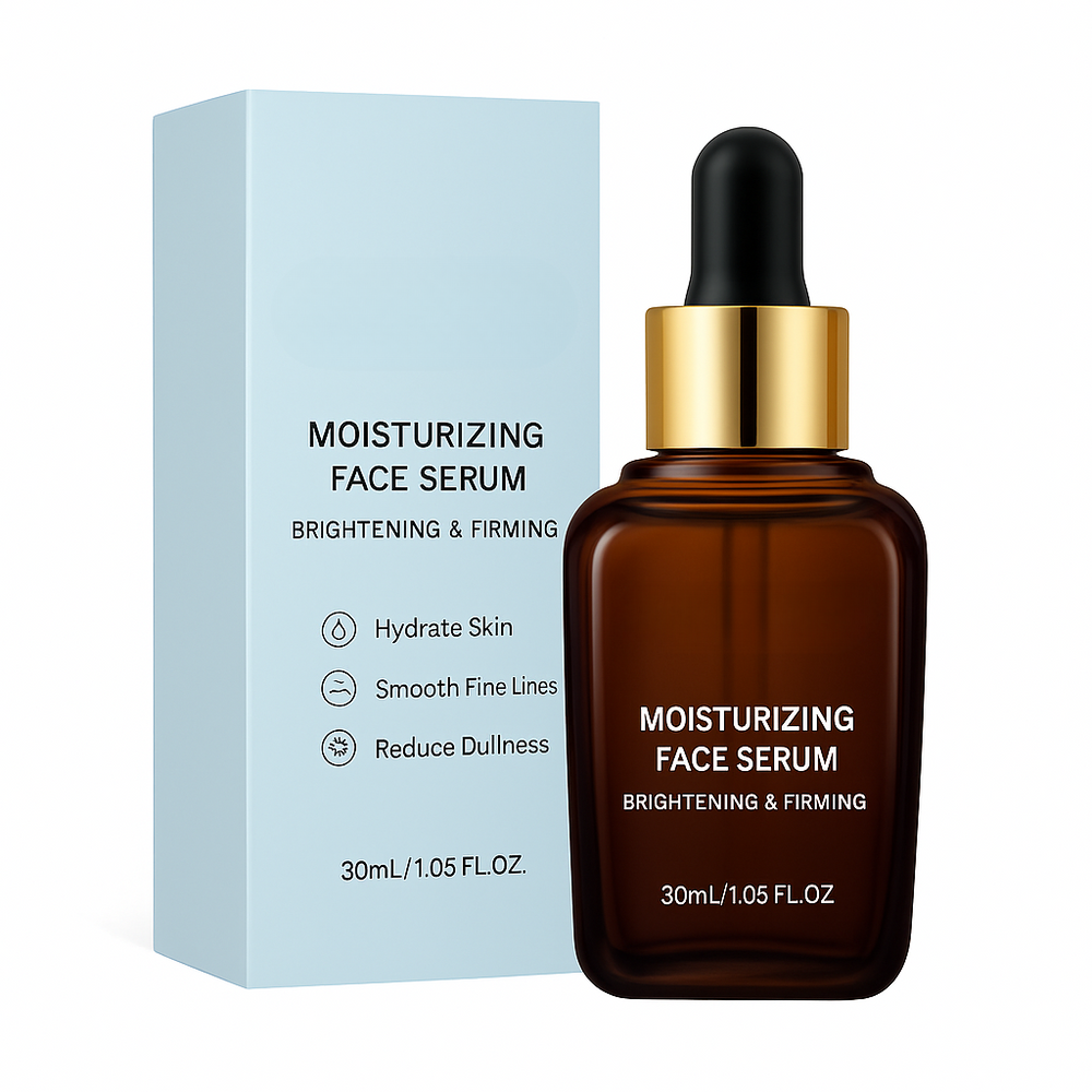 Moisturizing Face Serum & Caviar Eye Cream – Brightening & Firming
