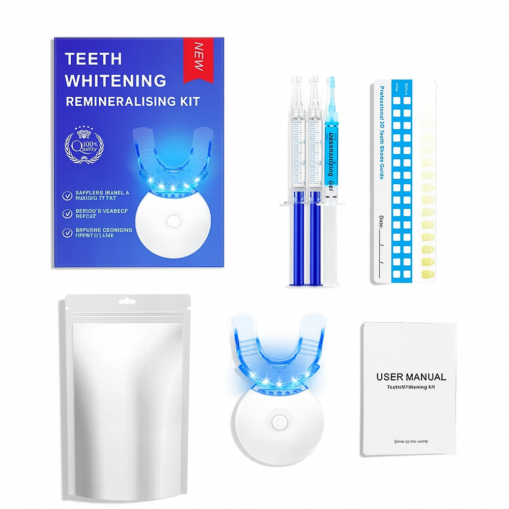 Teeth Whitening Kit with 5X LED Light