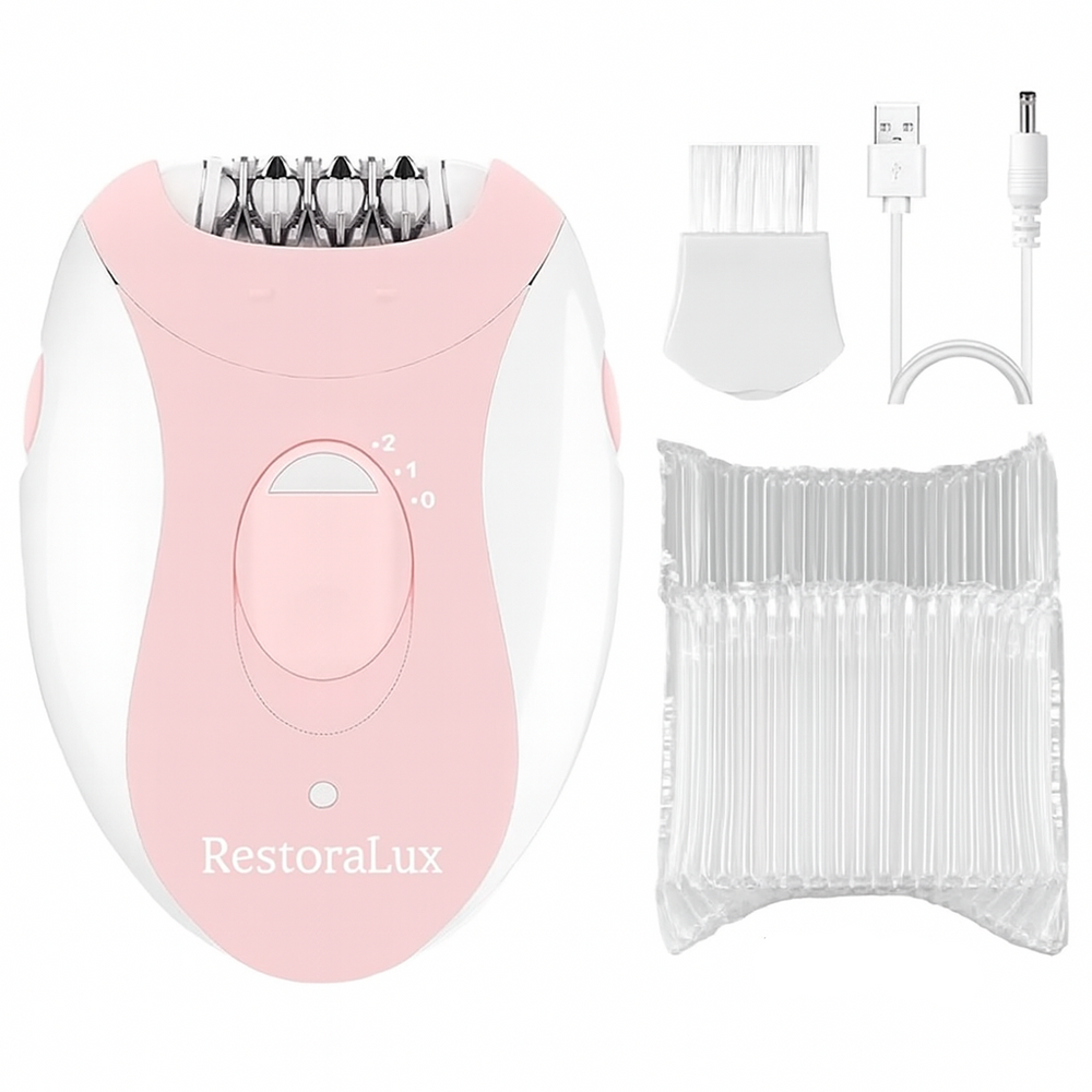 Rechargeable Women’s Electric Epilator – Facial & Body Hair Remover