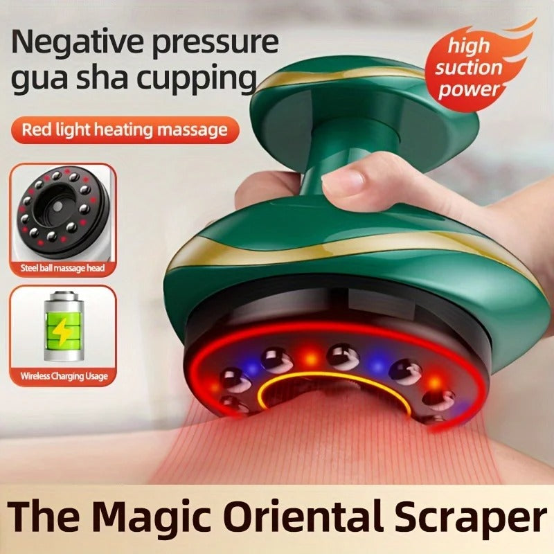 Electric Massage Meridian Brush – Body Cupping & Scraping Massager for Home