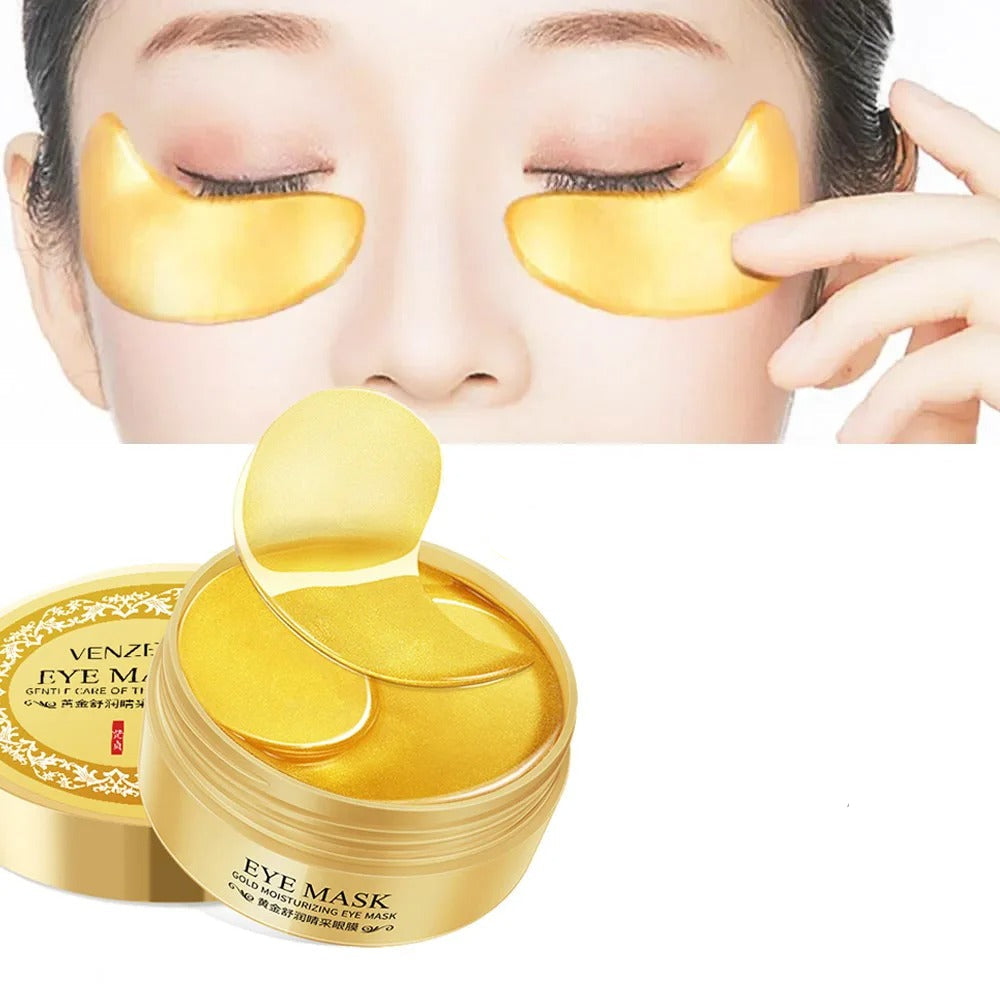 Seaweed Gold Collagen Eye Mask – Anti-Dark Circle & Anti-Aging Eye Gel Patches (60pcs)