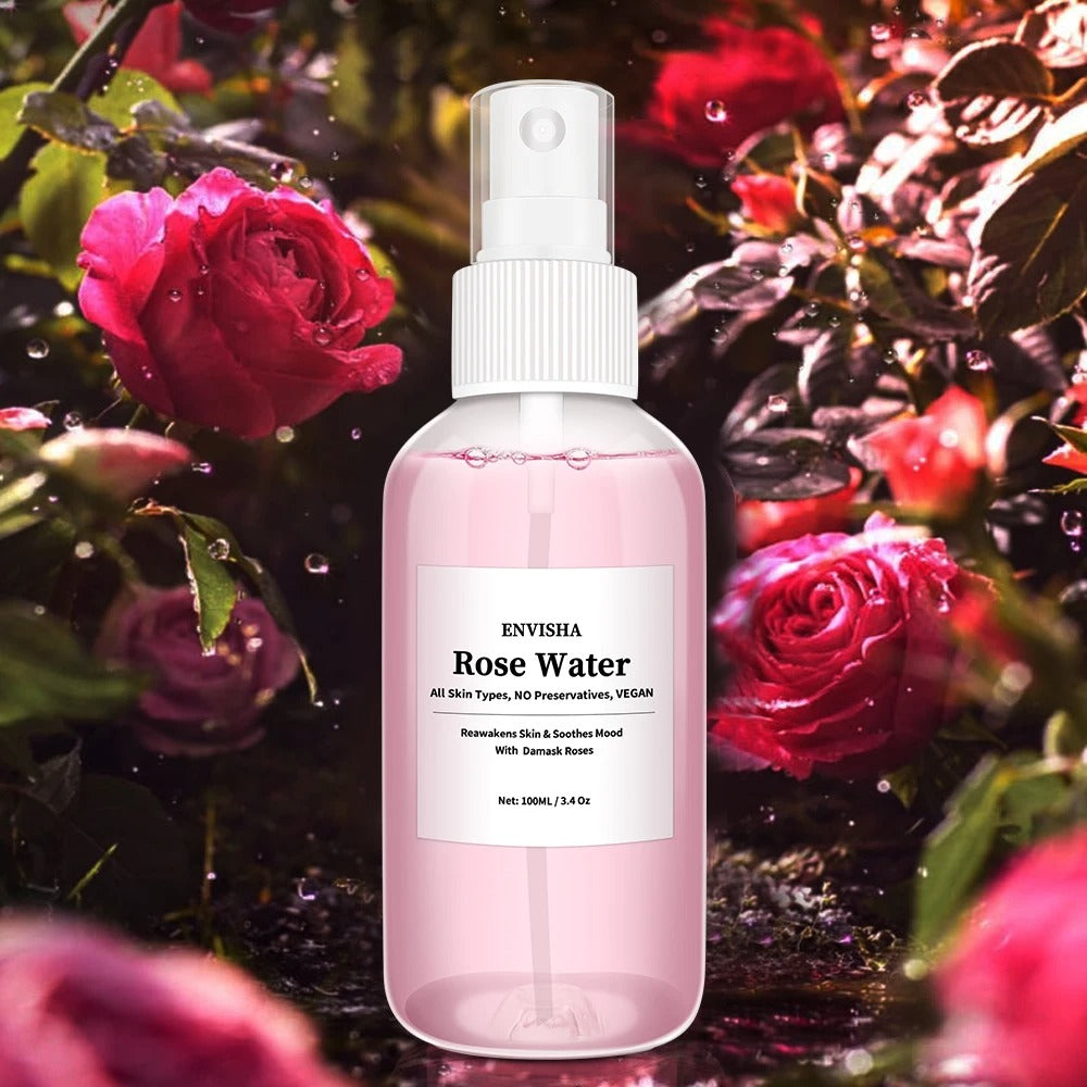 Organic Rose Water Toner for Hydration and Pore Tightening