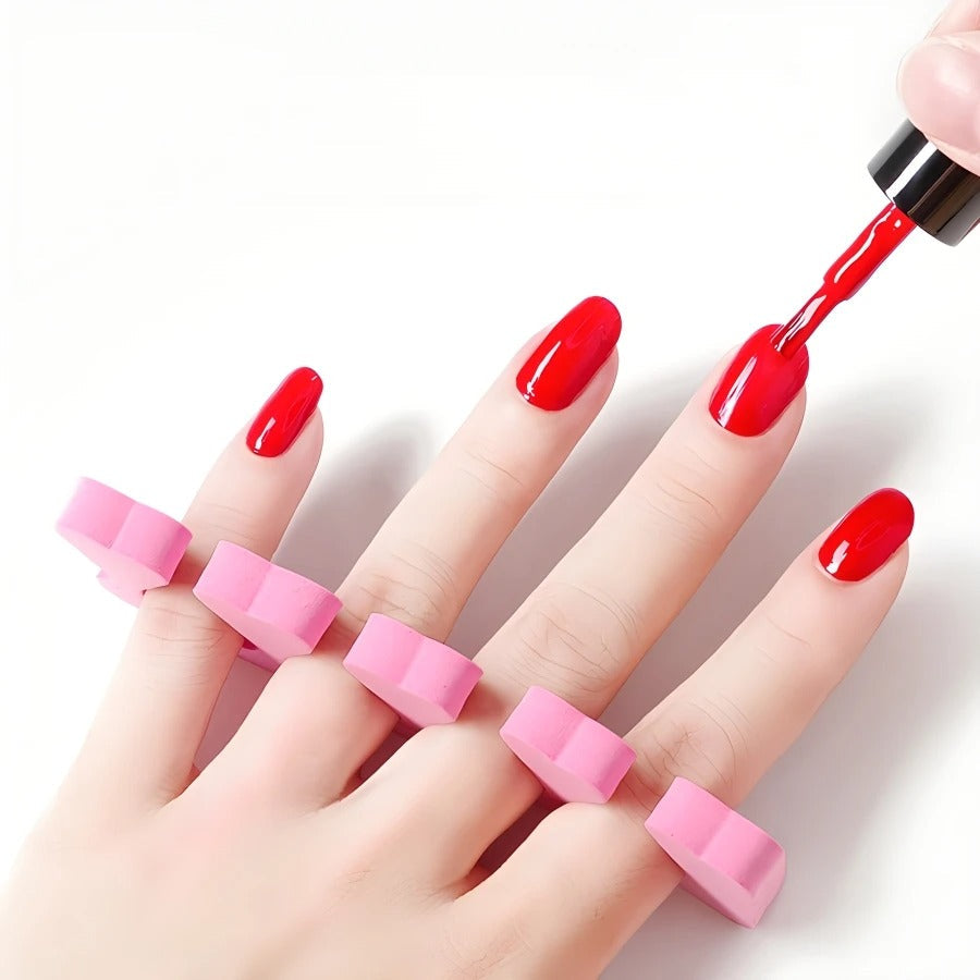 200pcs Nail Art Toe Finger Separators – Manicure Pedicure Kit