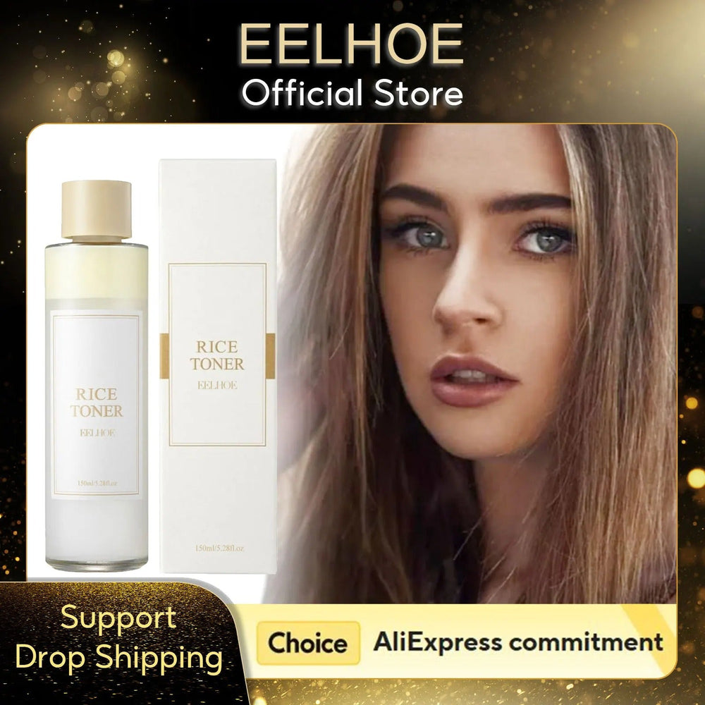 Rice Water Toner 150ml – Moisturizing, Oil Control & Pore Minimizing Facial Toner for Smooth, Balanced Skin