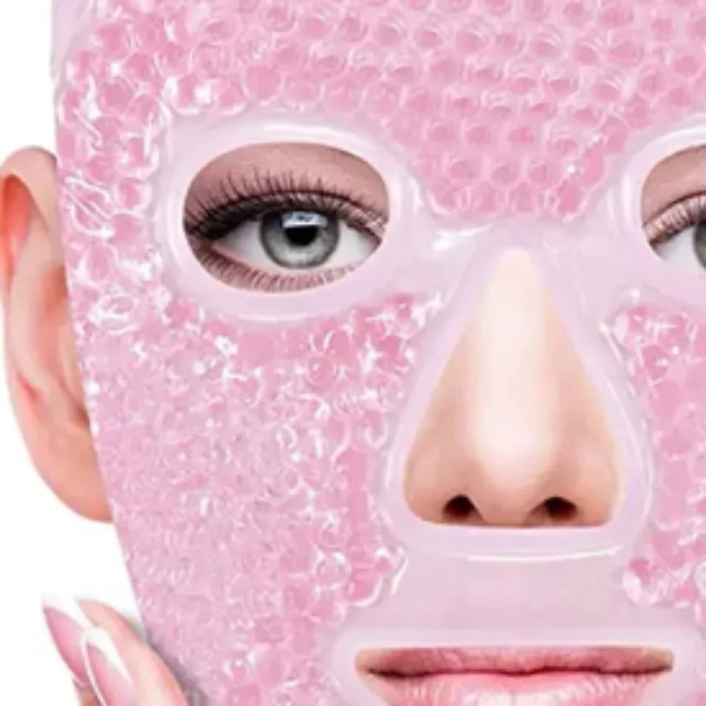 Full Face Massage Ice Compress Mask – Reusable Cooling Therapy