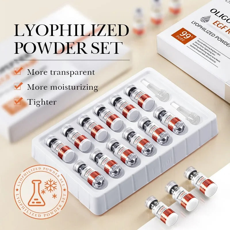 Oligopeptide Face Repair Set – Freeze-Dried Powder & Hyaluronic Acid Essence
