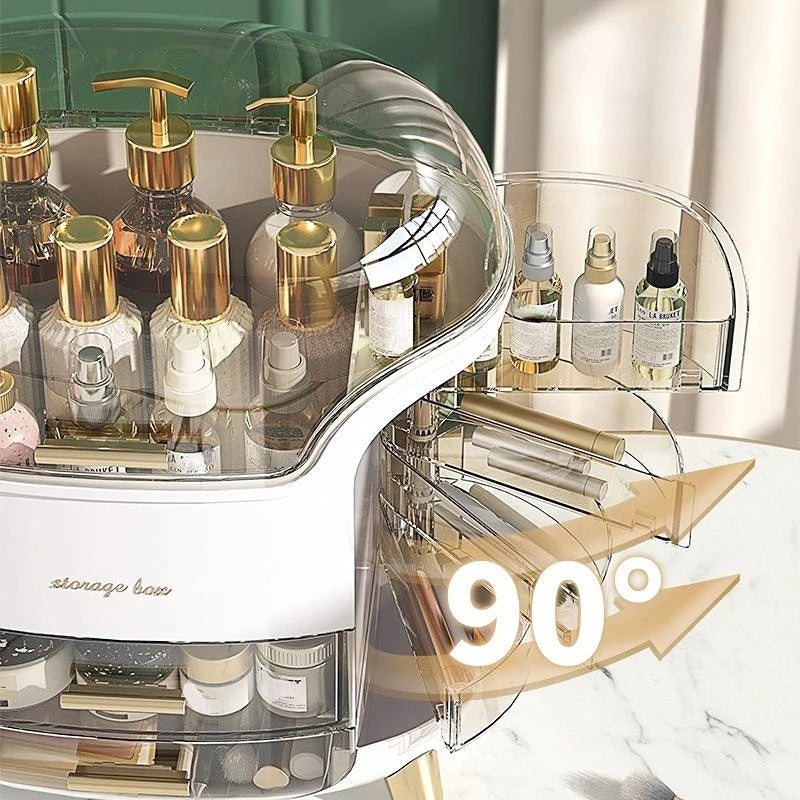 Large Capacity Dustproof Makeup Organizer Box