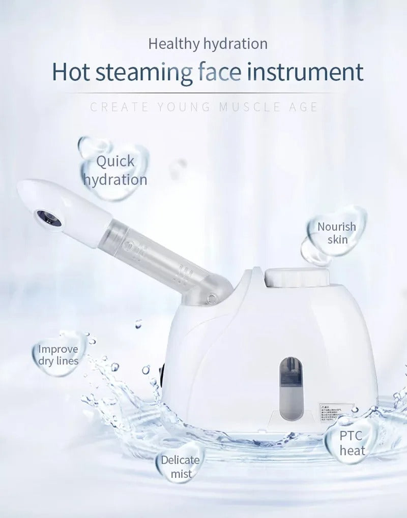 Ozone Facial Steamer Warm Mist Humidifier for Deep Pore Cleansing and Skin Care