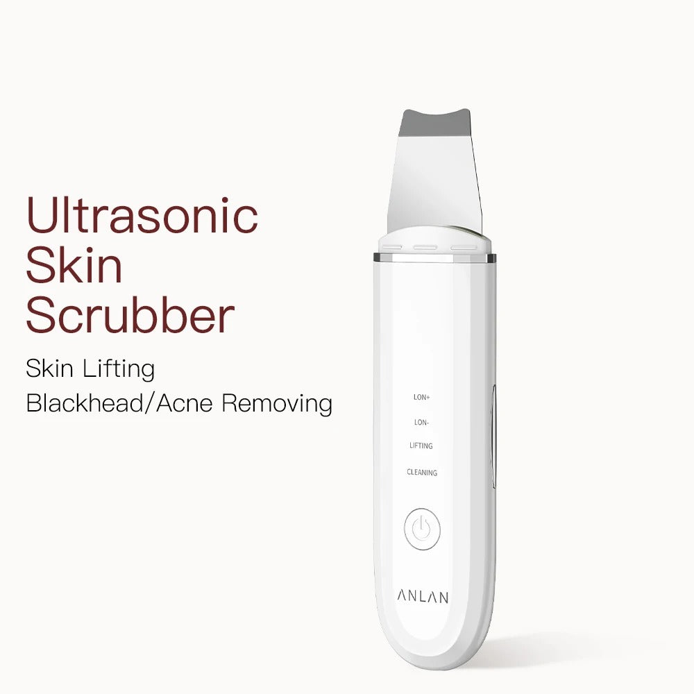 Ultrasonic Skin Scrubber for Deep Facial Cleansing & Lifting