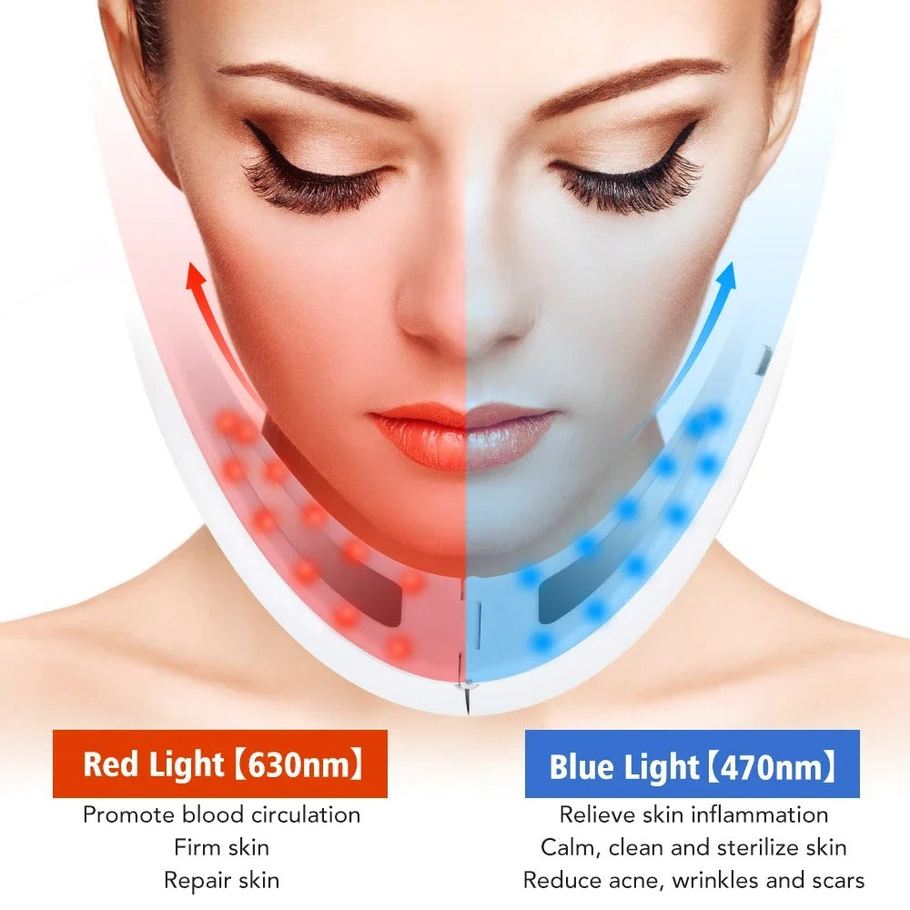 EMS Face Lifting Device – LED Photon Therapy & Vibration Slimming Massager