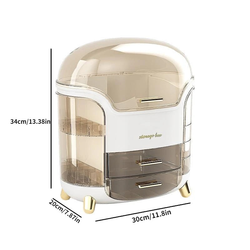 Large Capacity Dustproof Makeup Organizer Box