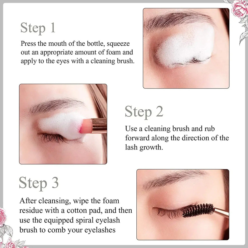 Eyelash Extension Shampoo Foam – Deep Clean & Makeup Remover 50ml
