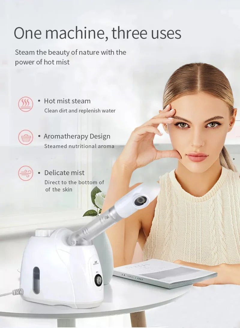 Ozone Facial Steamer Warm Mist Humidifier for Deep Pore Cleansing and Skin Care