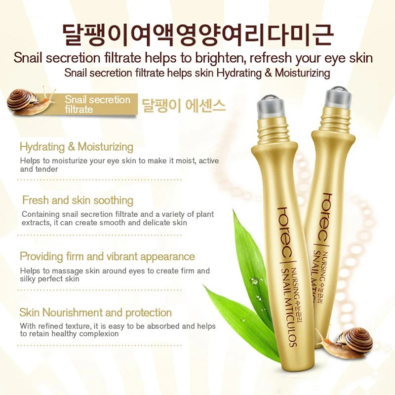 Snail Collagen Cream & Eye Serum – Anti-Aging, Whitening & Dark Circle Care