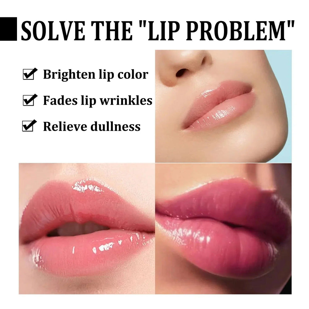 Dark Lip Lightening Balm – Pink Lip Exfoliator & Moisturizer for Dead Skin, Lip Line Fading & Hydration