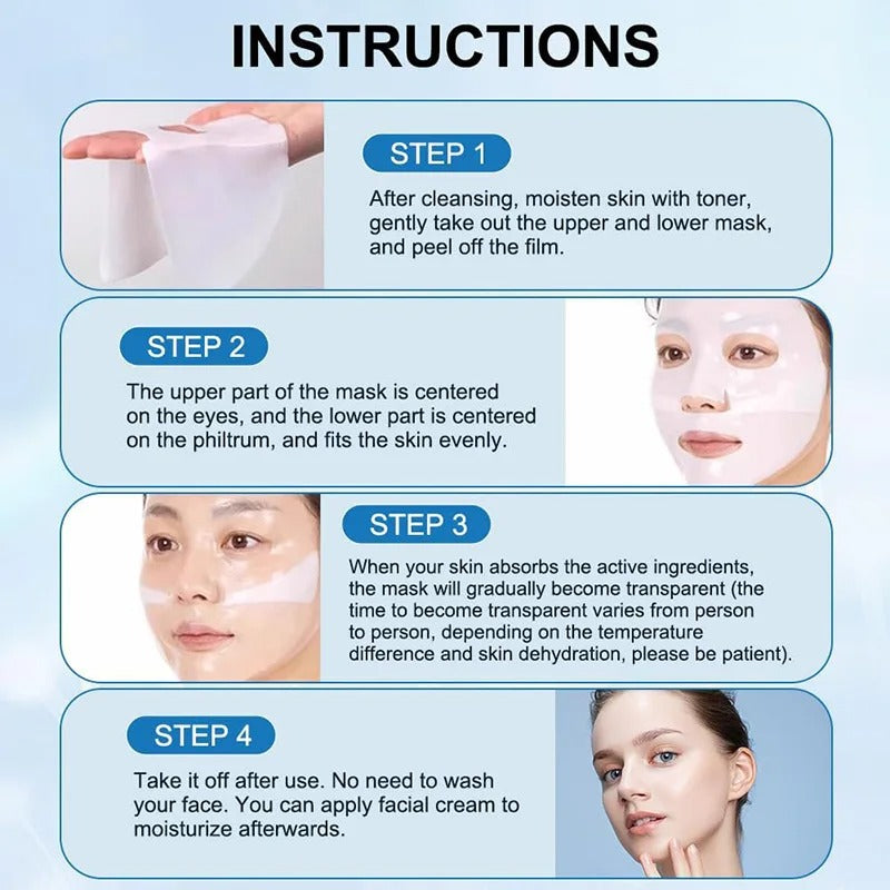 Bio-Collagen Night Masks – Deep Moisturizing & Firming Brightening Face Treatment