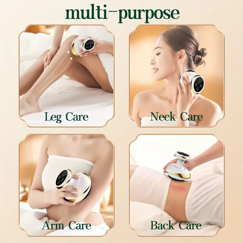 Electric Massage Meridian Brush – Body Cupping & Scraping Massager for Home