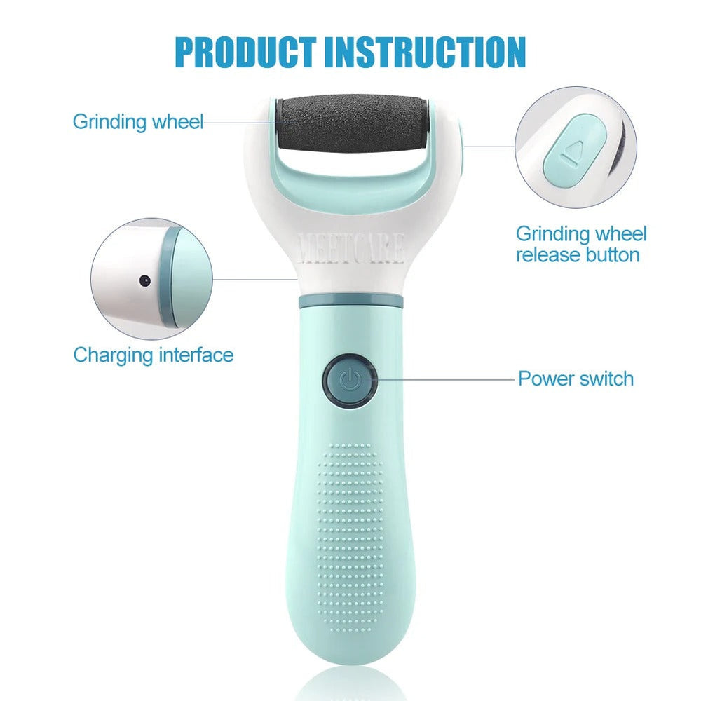 Electric Foot Grinder – Wireless Waterproof Pedicure Tool