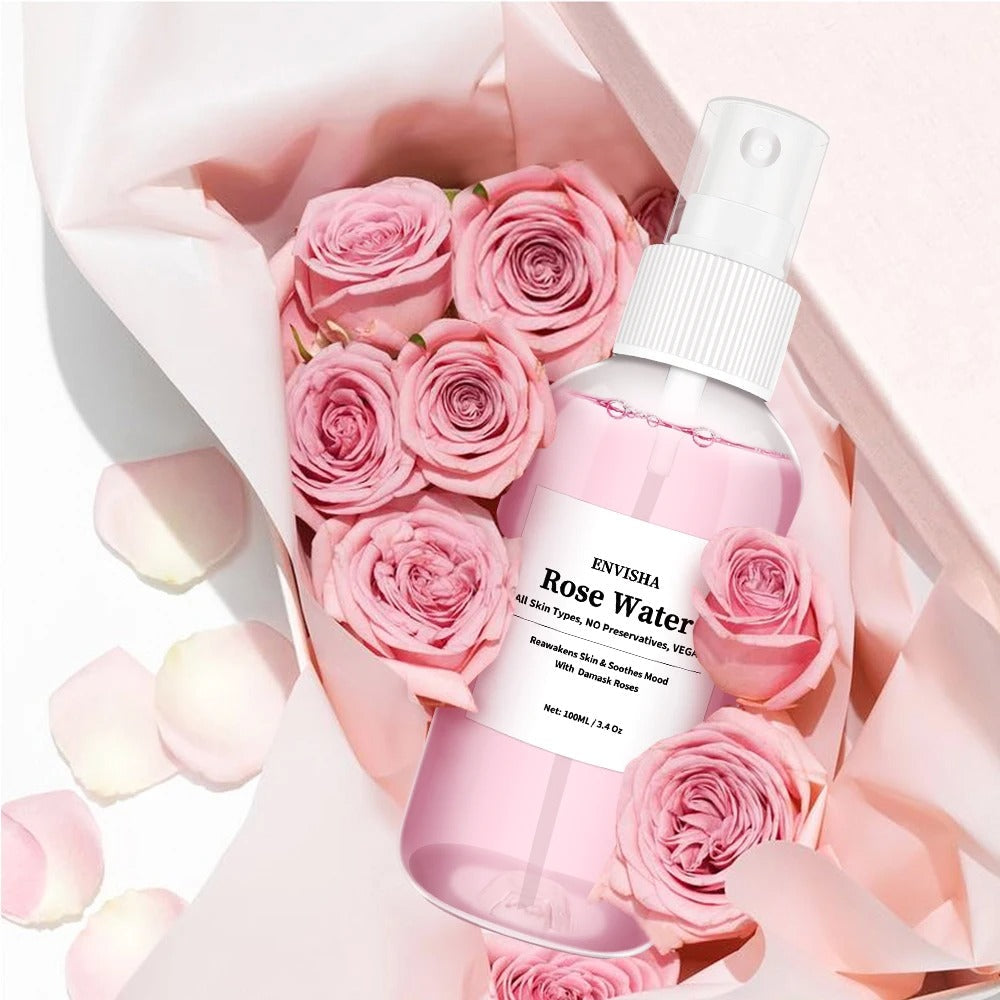 Organic Rose Water Toner for Hydration and Pore Tightening