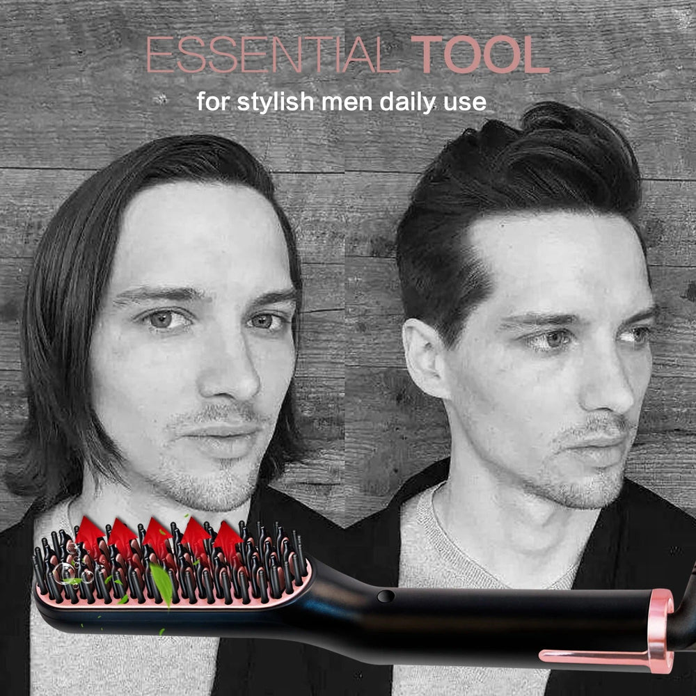 Hot Comb Straightener – Electric Beard & Hair Straightening Brush