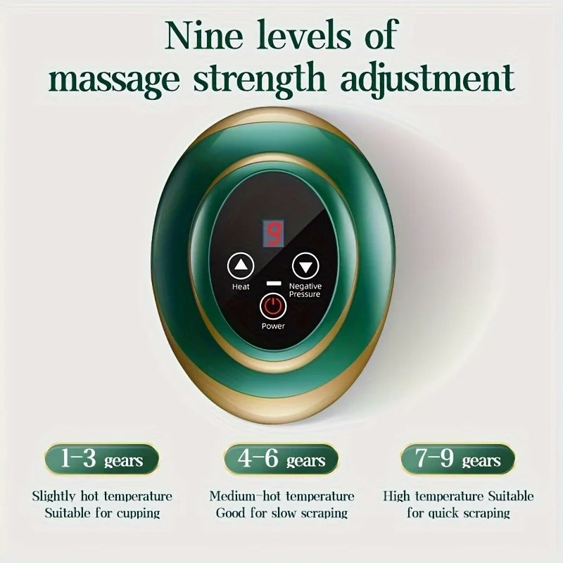 Electric Massage Meridian Brush – Body Cupping & Scraping Massager for Home