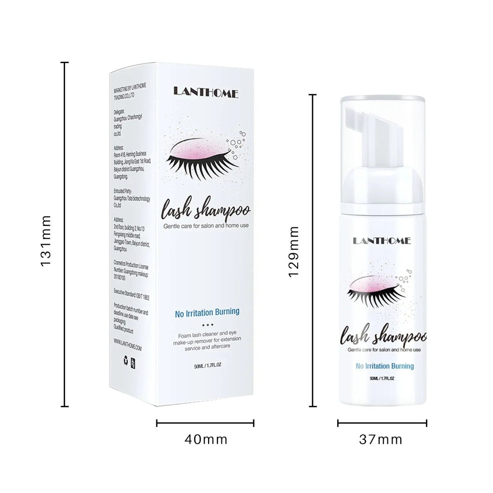 Eyelash Extension Shampoo Foam – Deep Clean & Makeup Remover 50ml