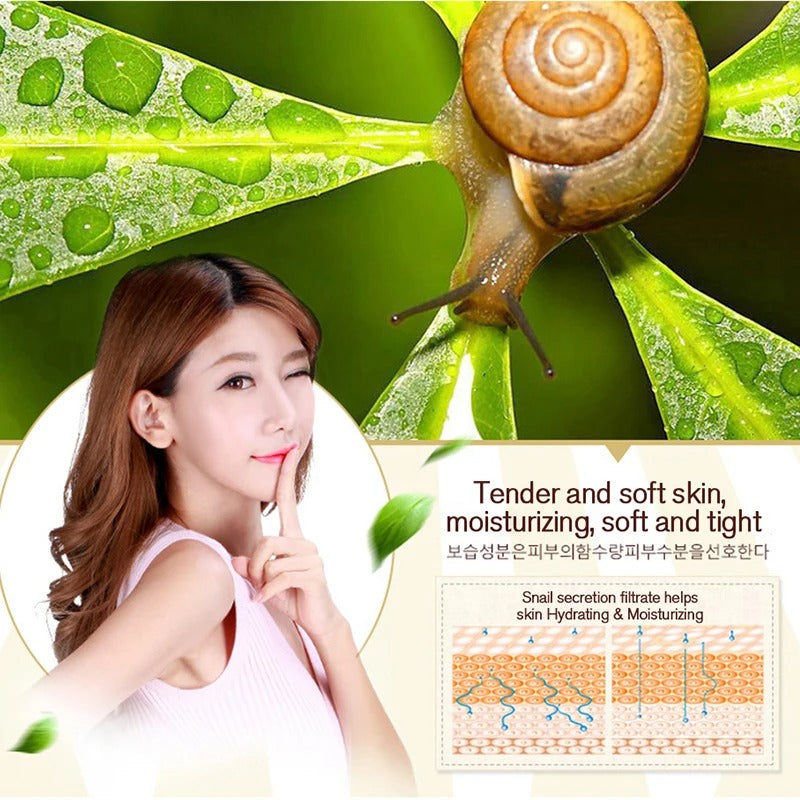 Snail Collagen Cream & Eye Serum – Anti-Aging, Whitening & Dark Circle Care