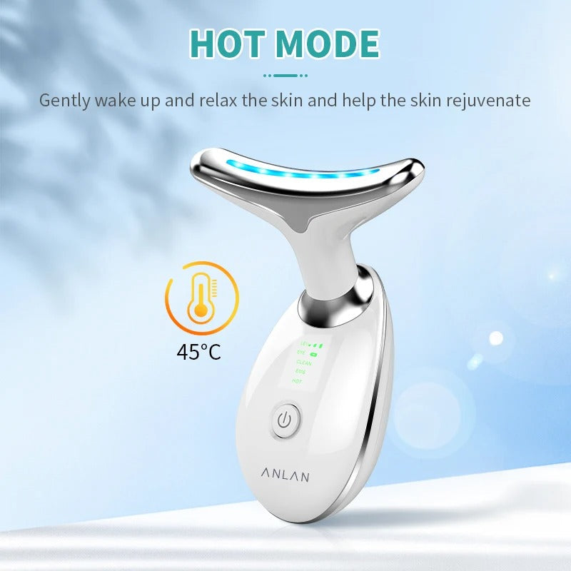 Neck & Face Lifting Device – LED Light Skin Tightening Tool