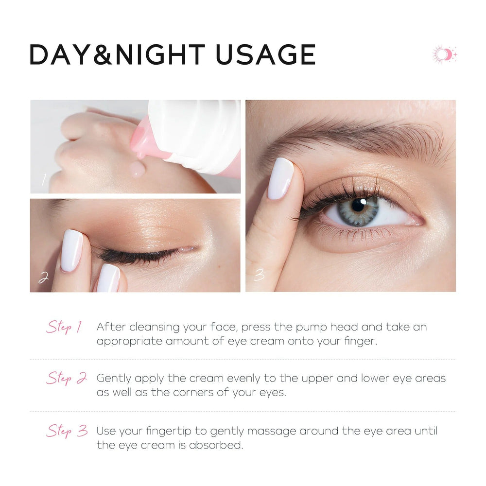 Day & Night Eye Cream for Dark Circles and Eye Bag Care