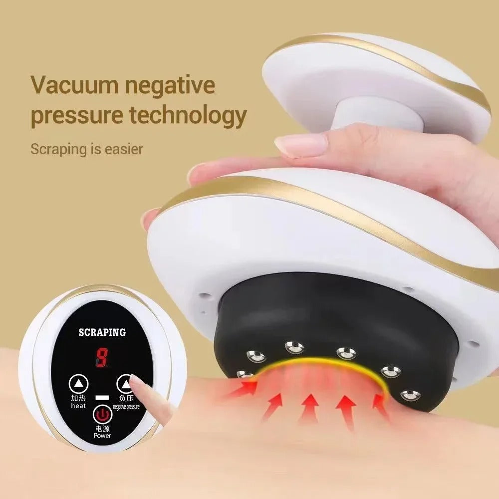 Electric Massage Meridian Brush – Body Cupping & Scraping Massager for Home