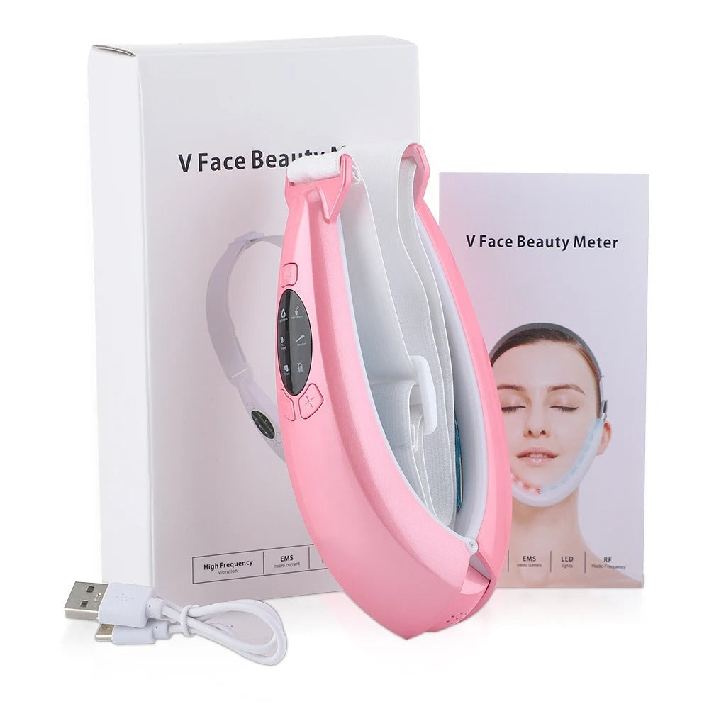 EMS Face Lifting Device – LED Photon Therapy & Vibration Slimming Massager