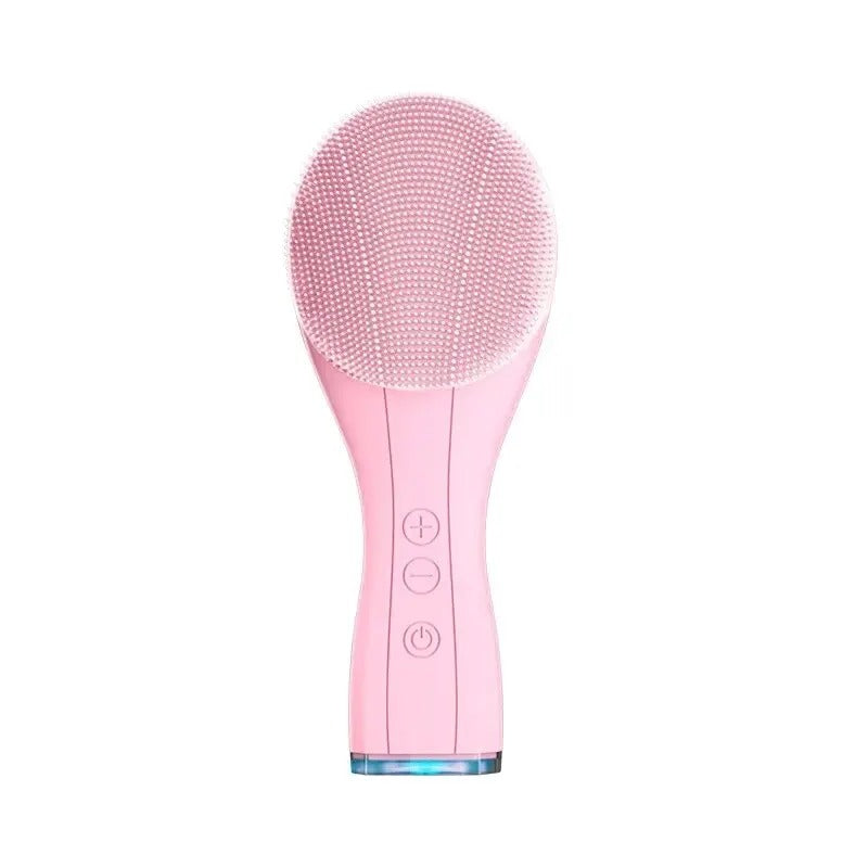 Electric Facial Cleansing Brush with Sonic Vibration Technology