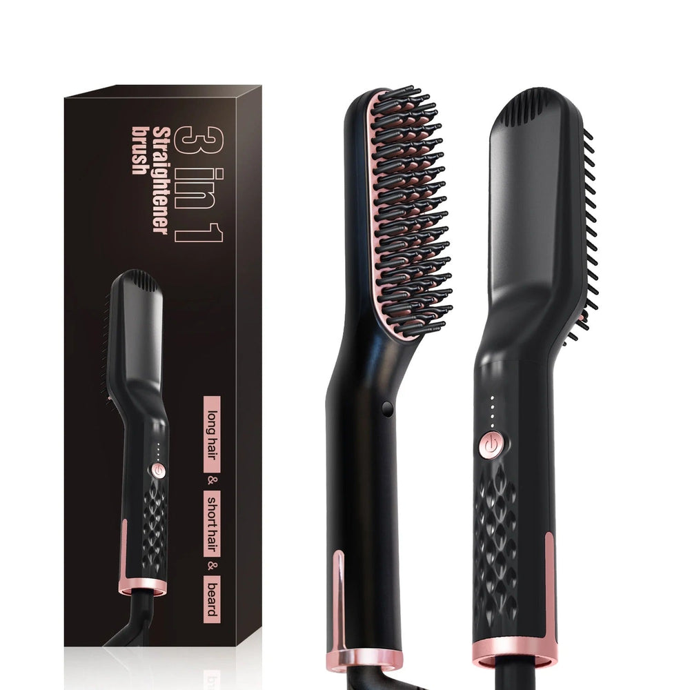 Hot Comb Straightener – Electric Beard & Hair Straightening Brush