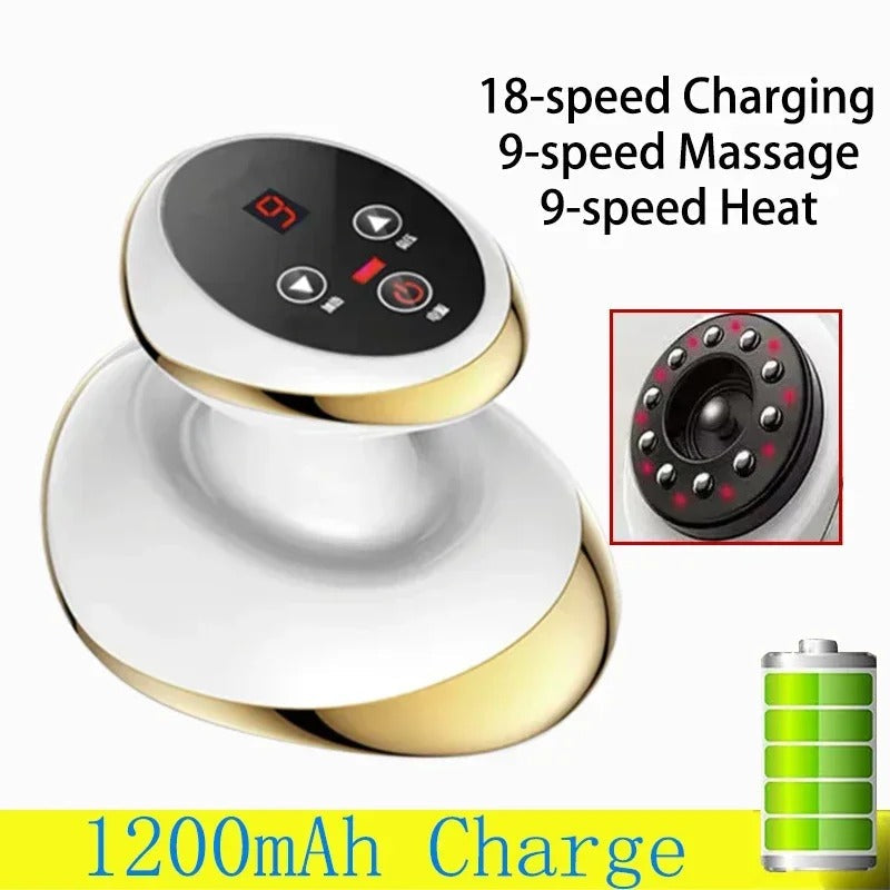 Electric Massage Meridian Brush – Body Cupping & Scraping Massager for Home