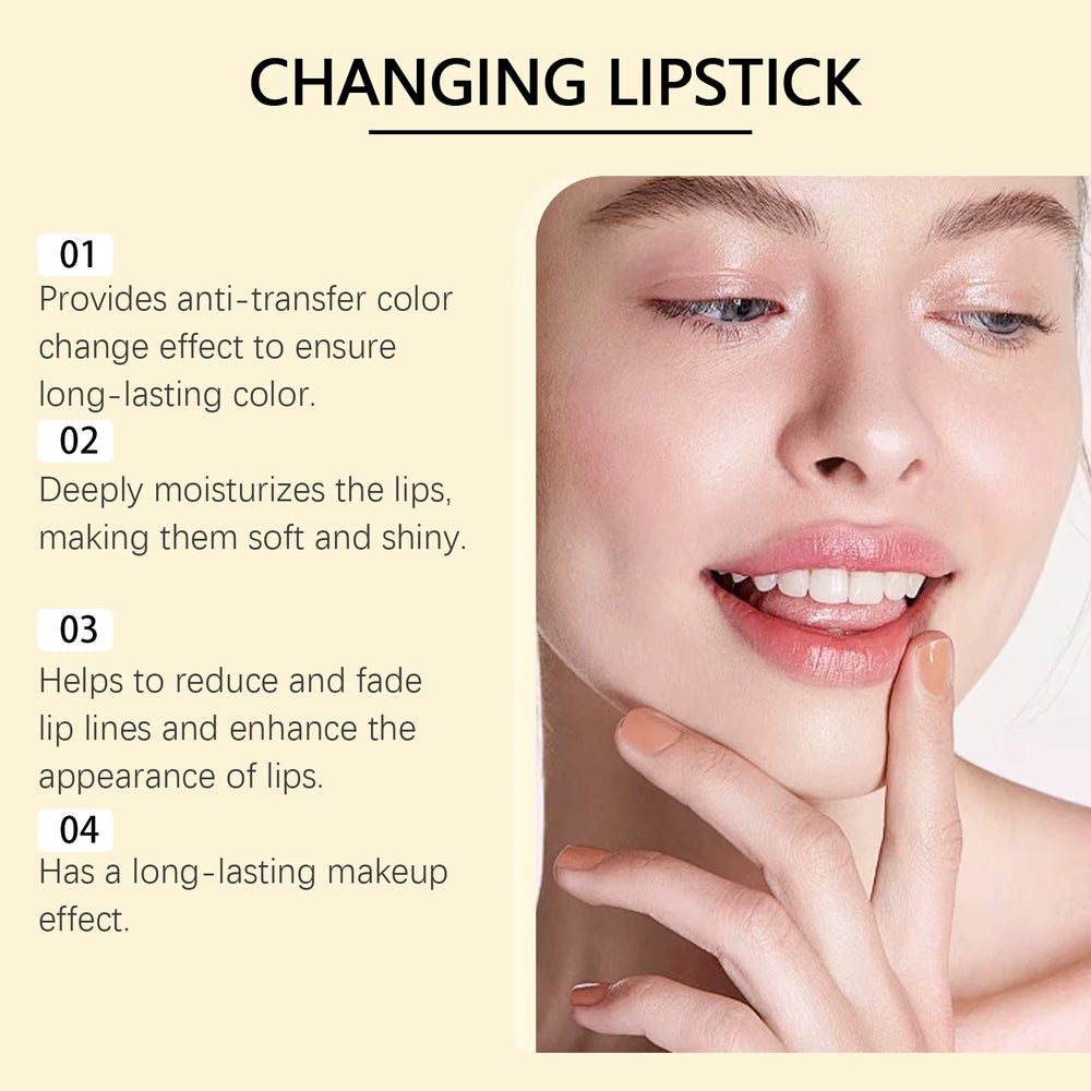 Gold Foil Color Changing Lip Balm