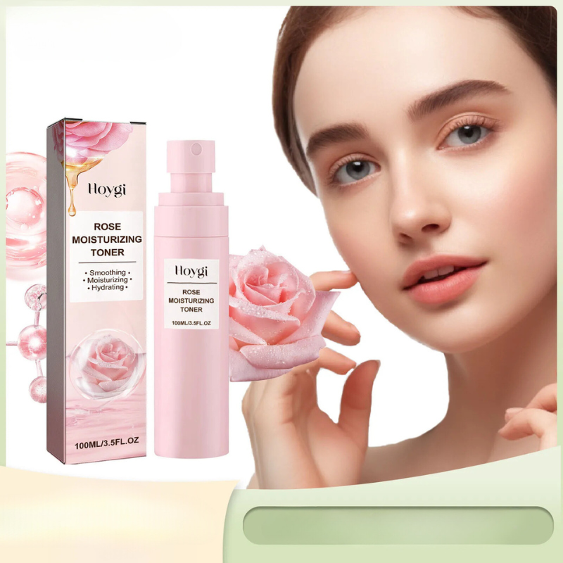HydraRose Glow - Moisturizing Rose Toner for Dry, Rough Skin Care