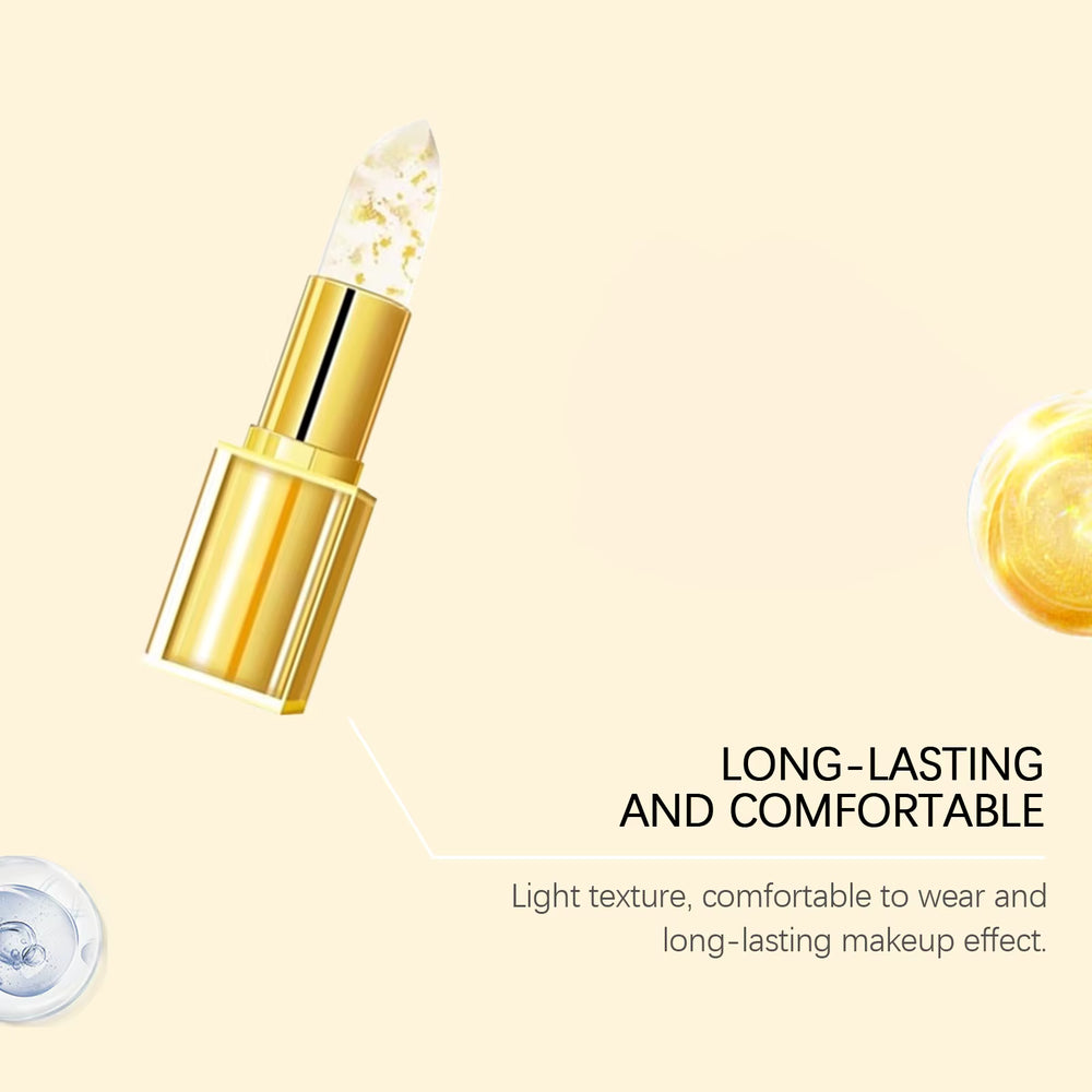 Gold Foil Color Changing Lip Balm