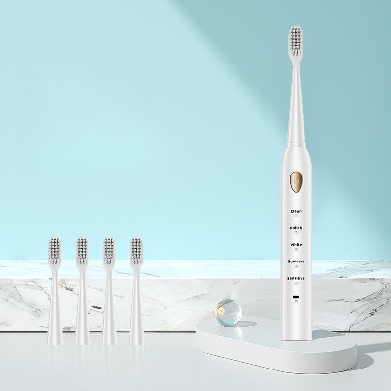 FreshPulse - Rechargeable Toothbrush with Brush Heads