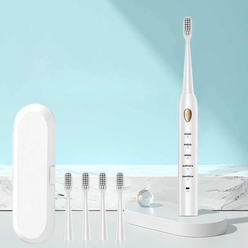 FreshPulse - Rechargeable Toothbrush with Brush Heads