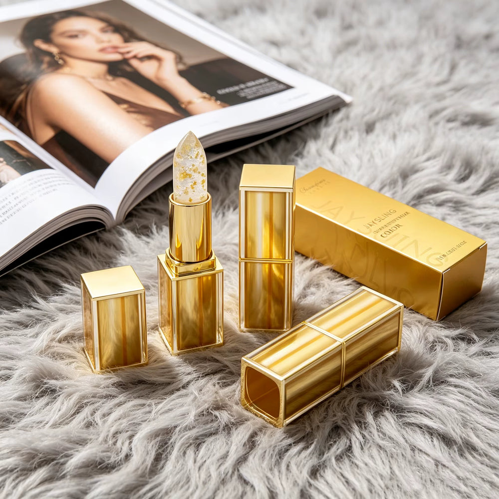 Gold Foil Color Changing Lip Balm