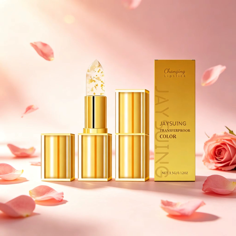 Gold Foil Color Changing Lip Balm