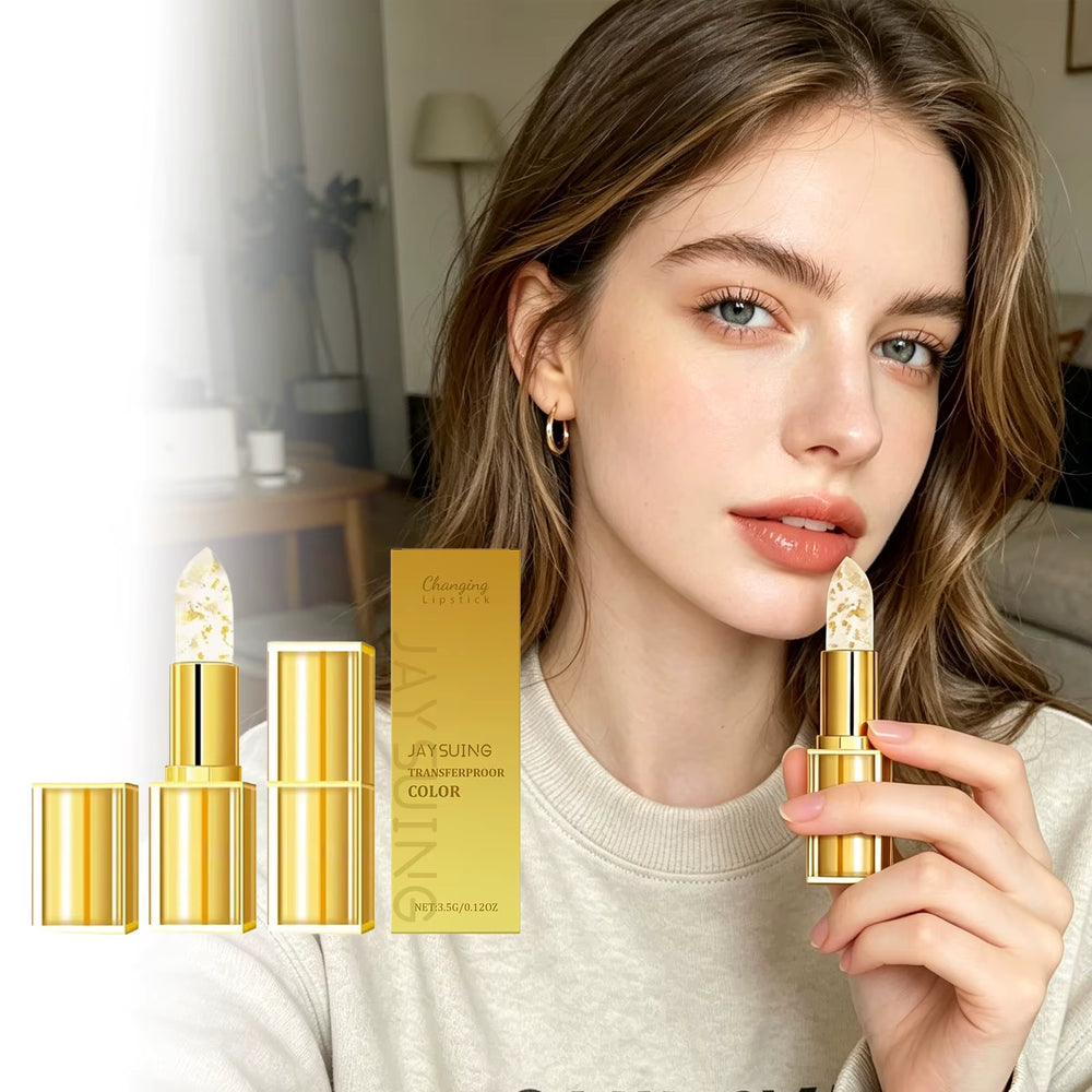 Gold Foil Color Changing Lip Balm