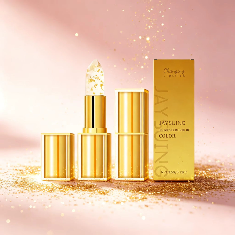 Gold Foil Color Changing Lip Balm