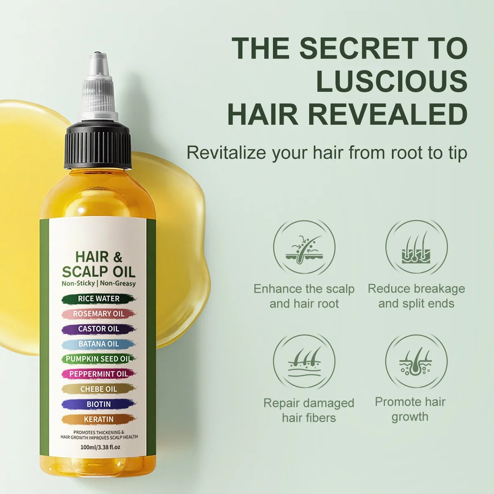 9 in 1 Biotin Peptide Hair Growth Serum Hair Growth Oil