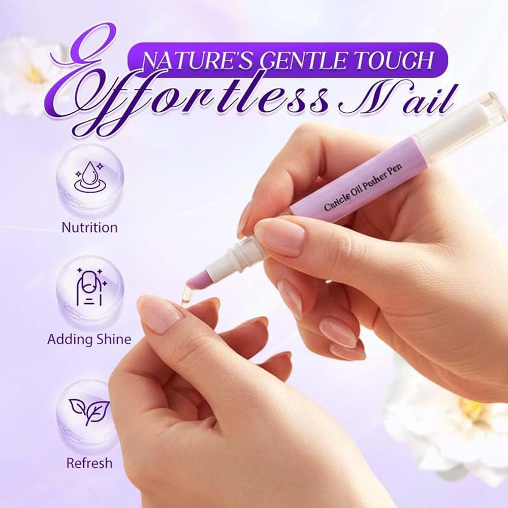 Cuticle Oil Pusher Pen 2‑in‑1